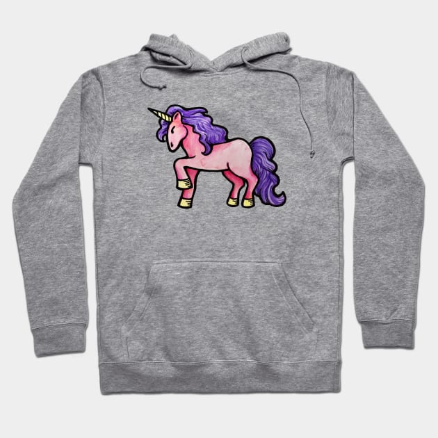 Cute Unicorn Hoodie by bubbsnugg